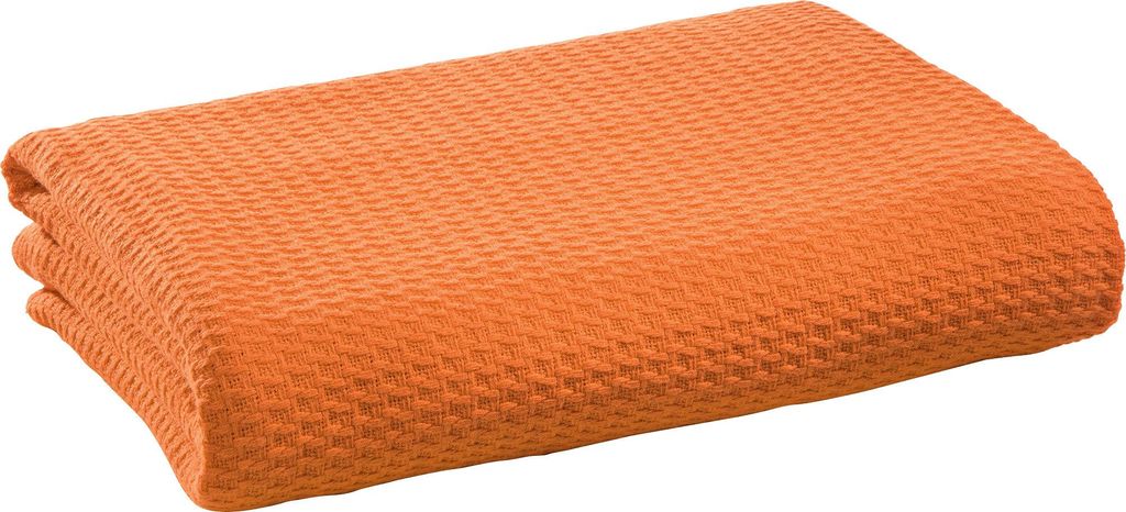 Erwin Müller Sommerdecke Siena" orange 100x150 cm"