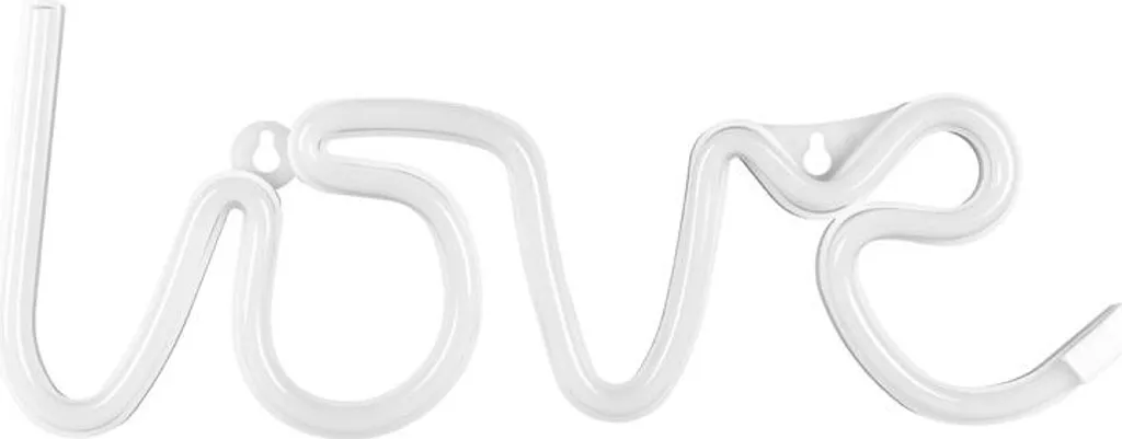 Néon LED Love Blanc : Éclairage Incassable et Durable - Lot de 10 Pcs