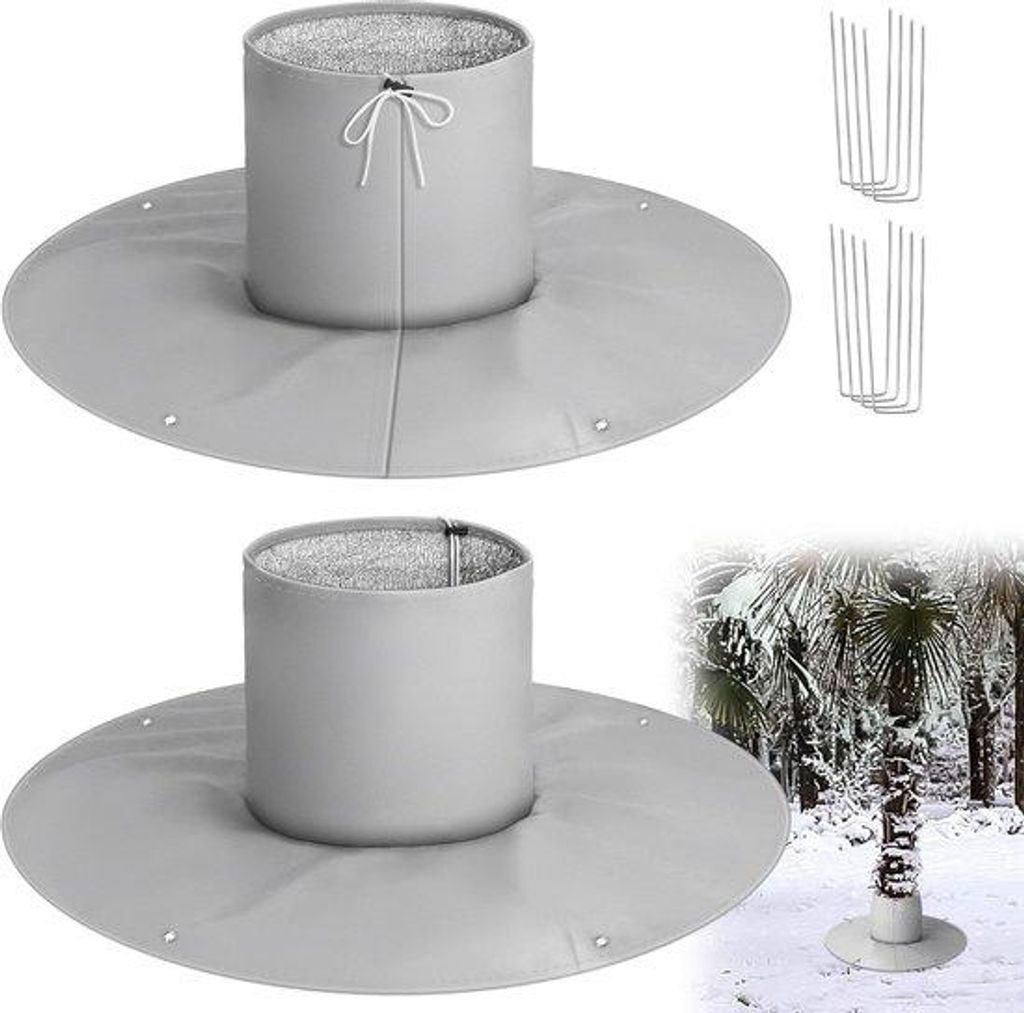 Winterbescherming für Palmen - Winterhüte für Palmen - Schutz gegen die Kälte - Pflanzen bis 35 cm Durchmesser - Ø 100 cm
