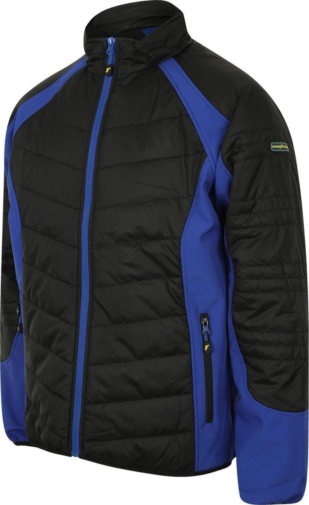 Goodyear Steppjacke schwarz/blau Gr. M