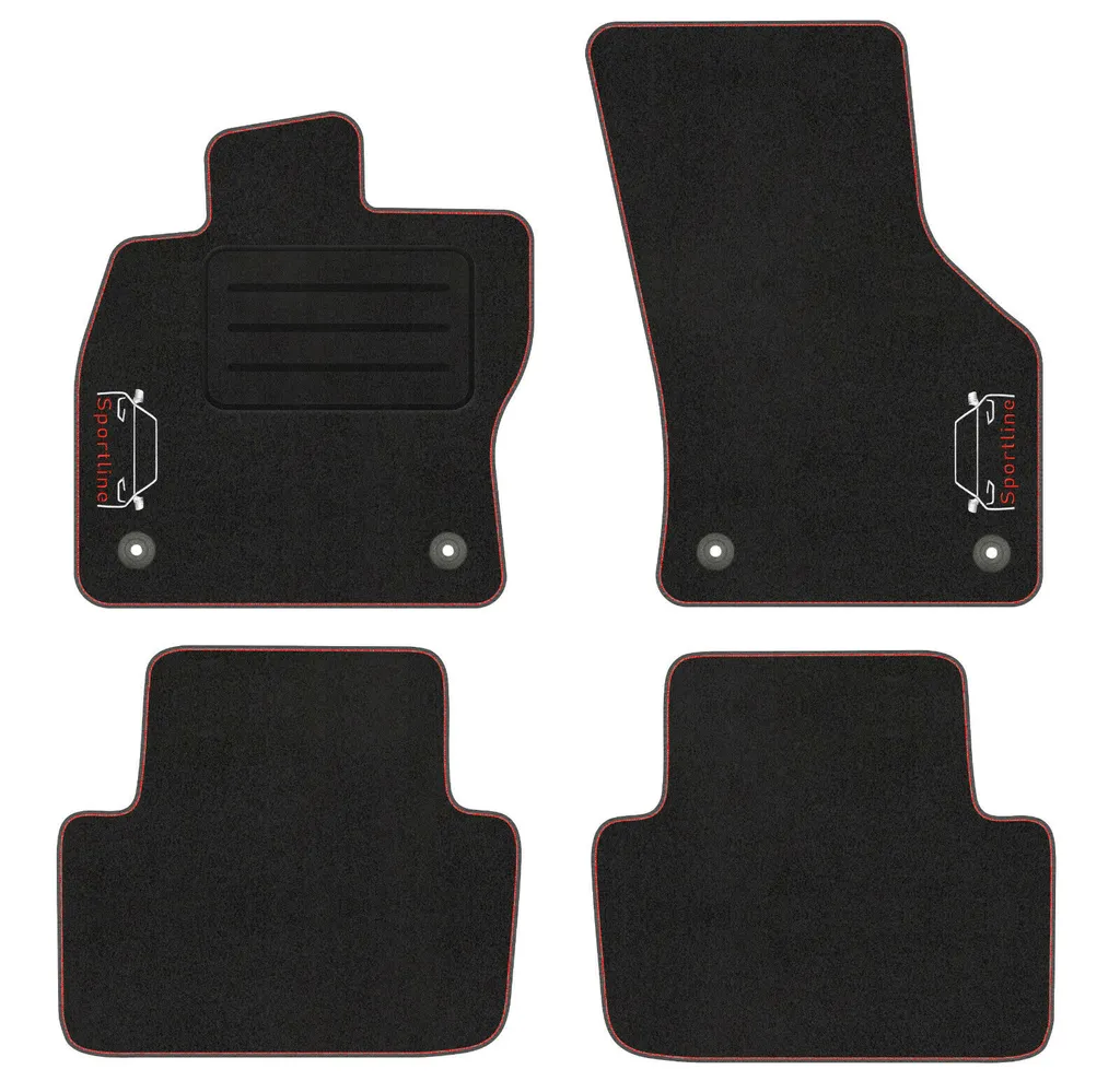 Set Tappeti Audi Q2 2016+ SPORTLINE | Velluto Tecnico Antiscivolo - 3
