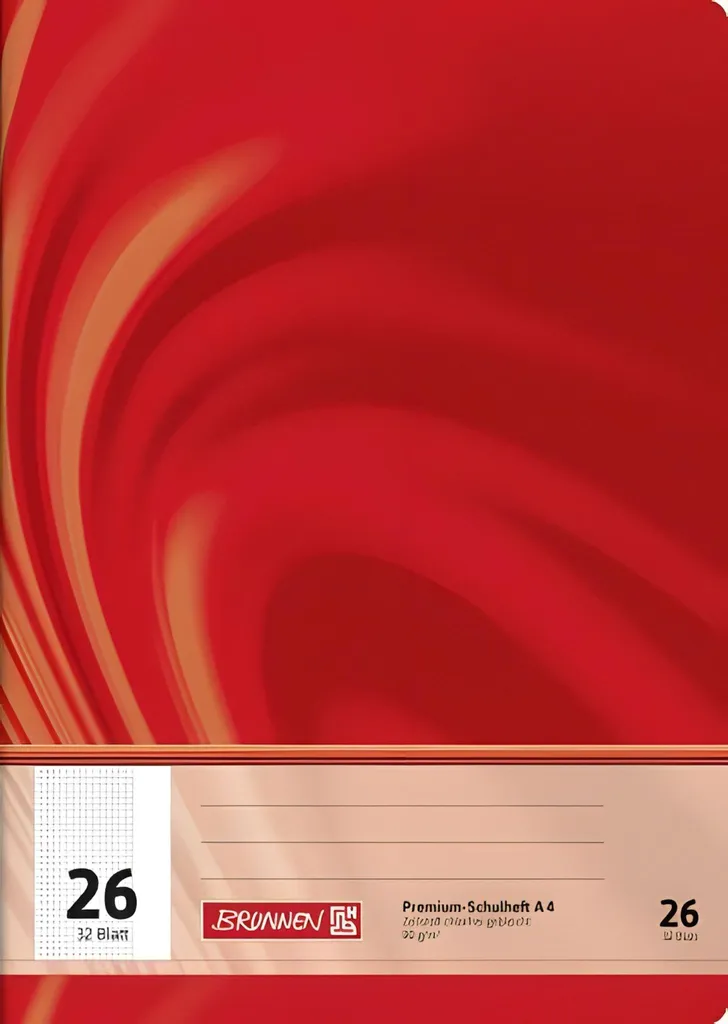 Brunnen Vivendi A4 Quaderno per Scuola: Carta Spessa e Resistente