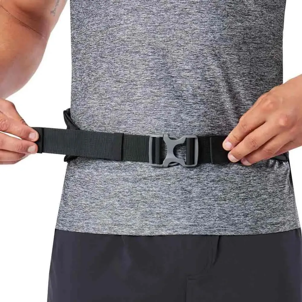 Ceinture Nathan Zipster 2.0 Noir avec Poches Zippées Anti-Rebond Sport