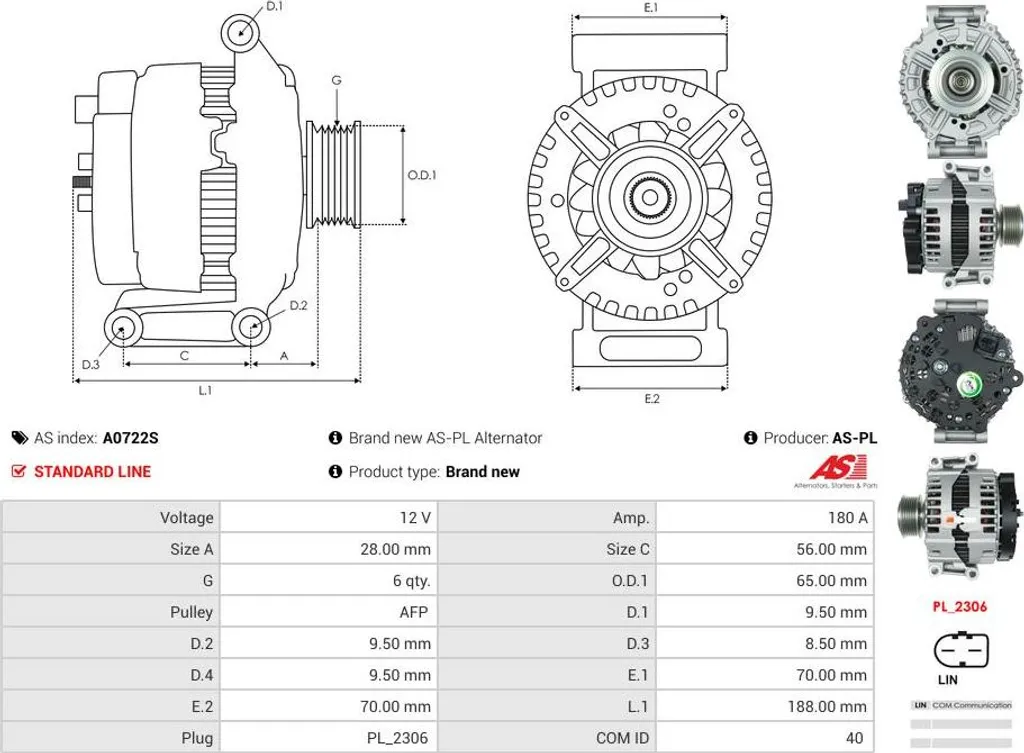 Bobine renforcée Audi A6 3.2 FSI Quattro - Performance et Durabilité