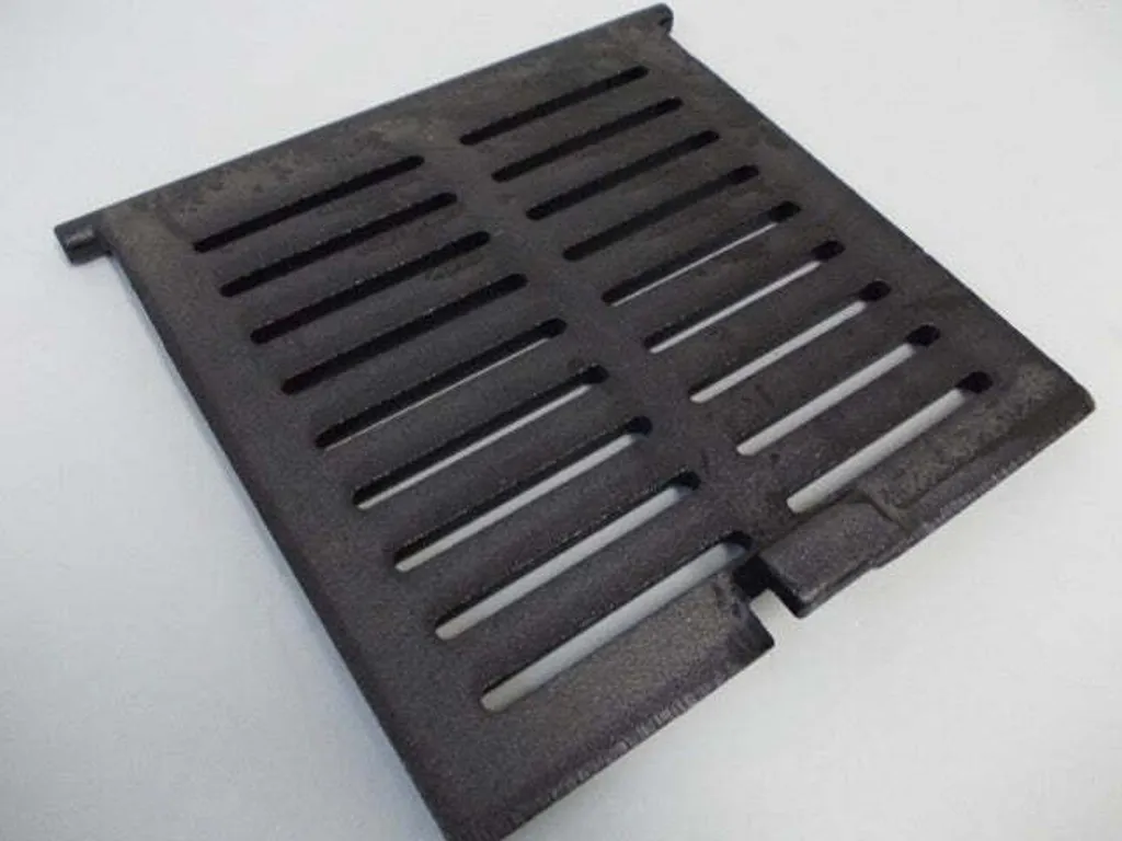 Griglia a Cerniera 22x23 cm in Ghisa per Stufe e Caminetti - Alette