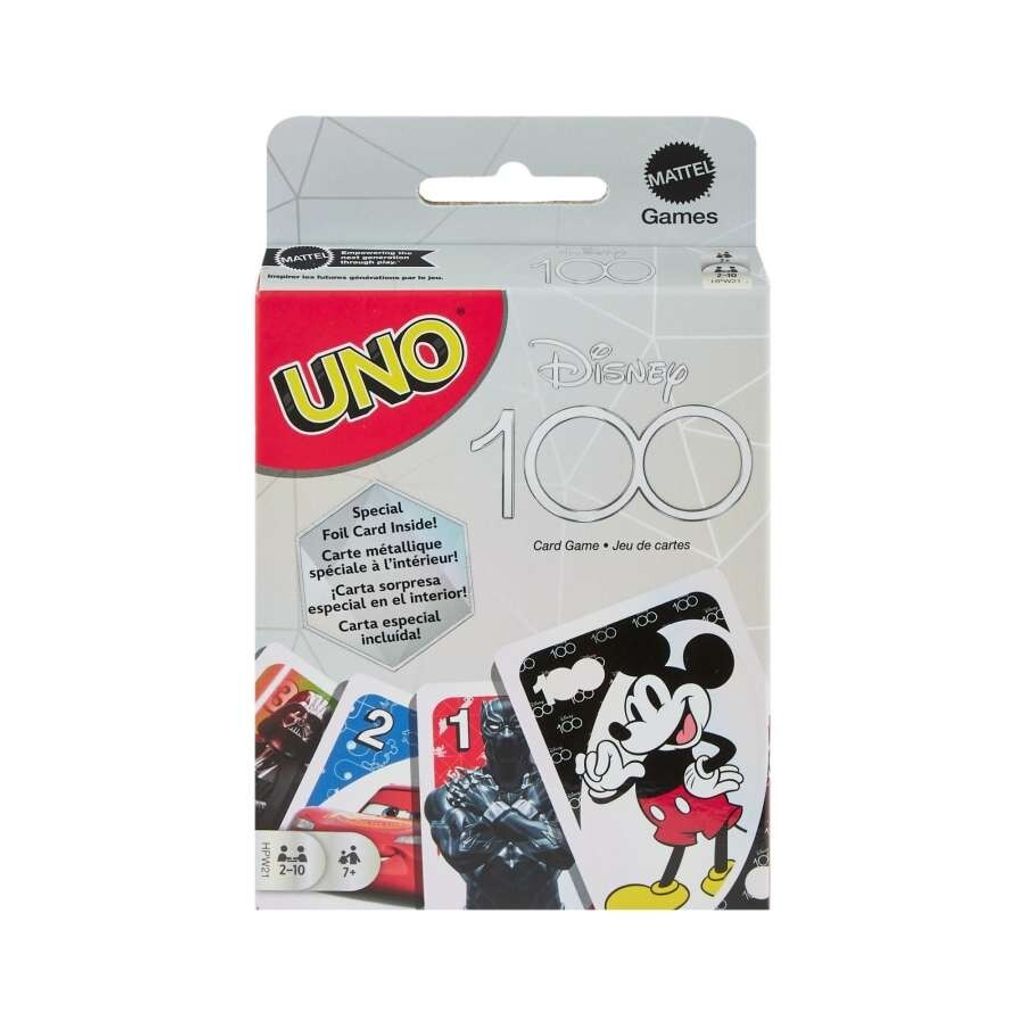 Uno Disney 100 Celebration Brettspiel 7+ Yearbeschädigt