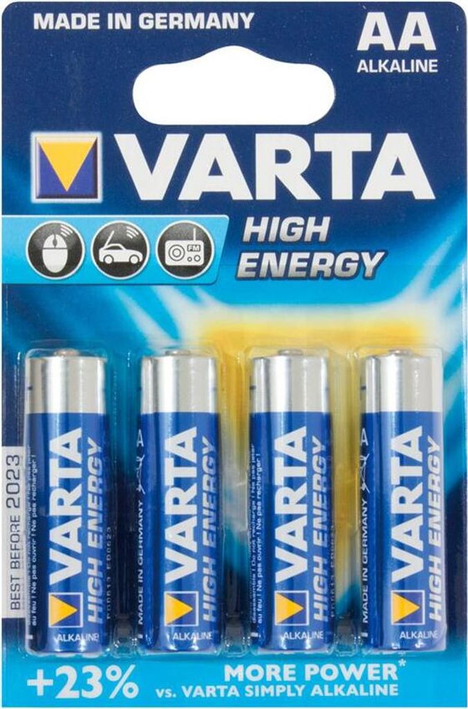 VARTA Alkali-Batterie 4,5V Block – High Energy, 10 Stück – Kraftvoll Für Energiehungrige Geräte