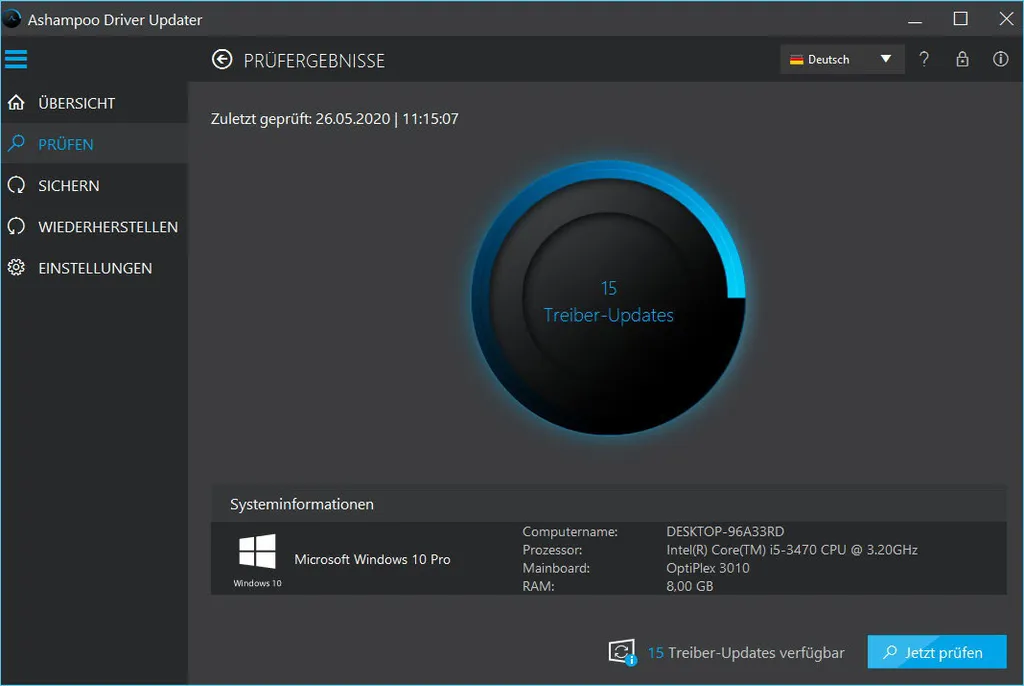 Optimiser Windows avec Ashampoo Driver Updater - Pack 3 PC Licence 1 An - 3