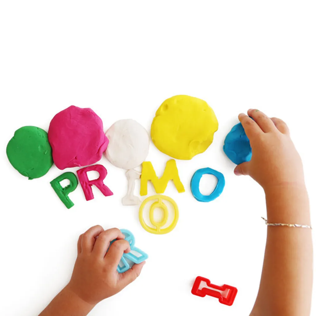 Primo Jeu d'alphabet EASYDÒ 100g en mallette - Pâte à modeler créative - 5