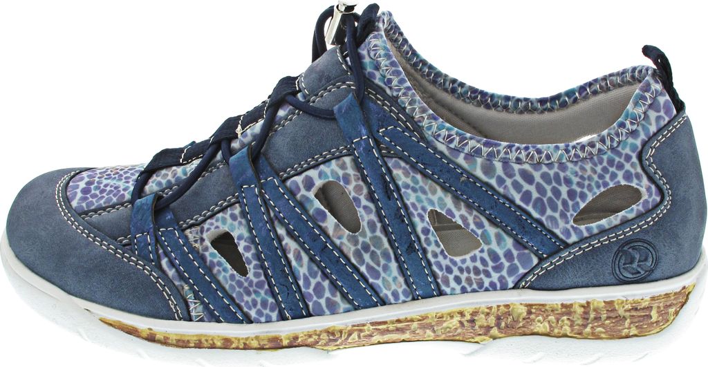Romika sportlicher Schnürer Blau Produktbild 