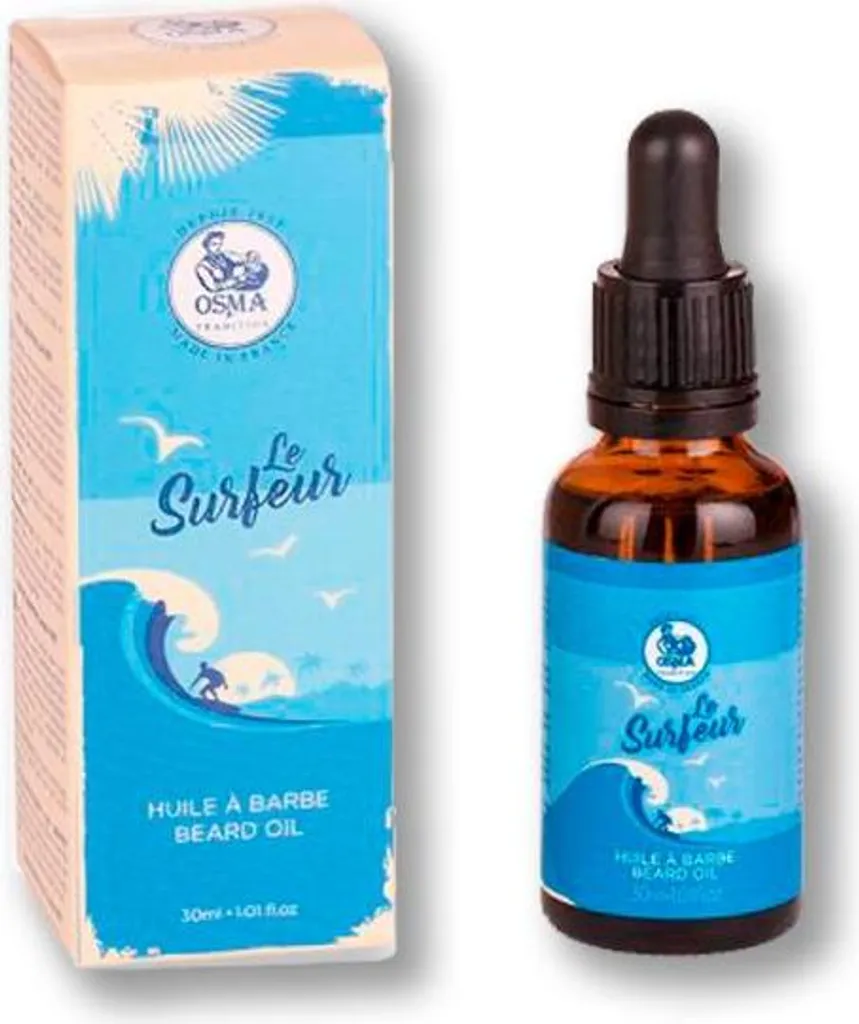 Osma Le Surfeur Huile Barbe et Menton 30ml soin naturel visage