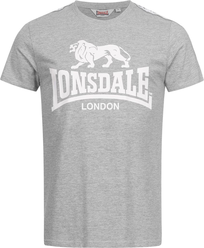 Herren T-Shirt normale Passform SHEVIOCK Marl Grey XL Lonsdale