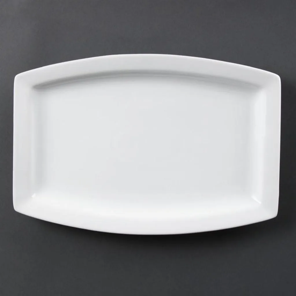 Piatti Grandi Rettangolari Olympia Whiteware 32 cm - Offerta Set da 6