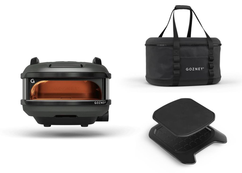 Gozney Tread Pizzaofen + Transporttasche + Roof Rack Off Black