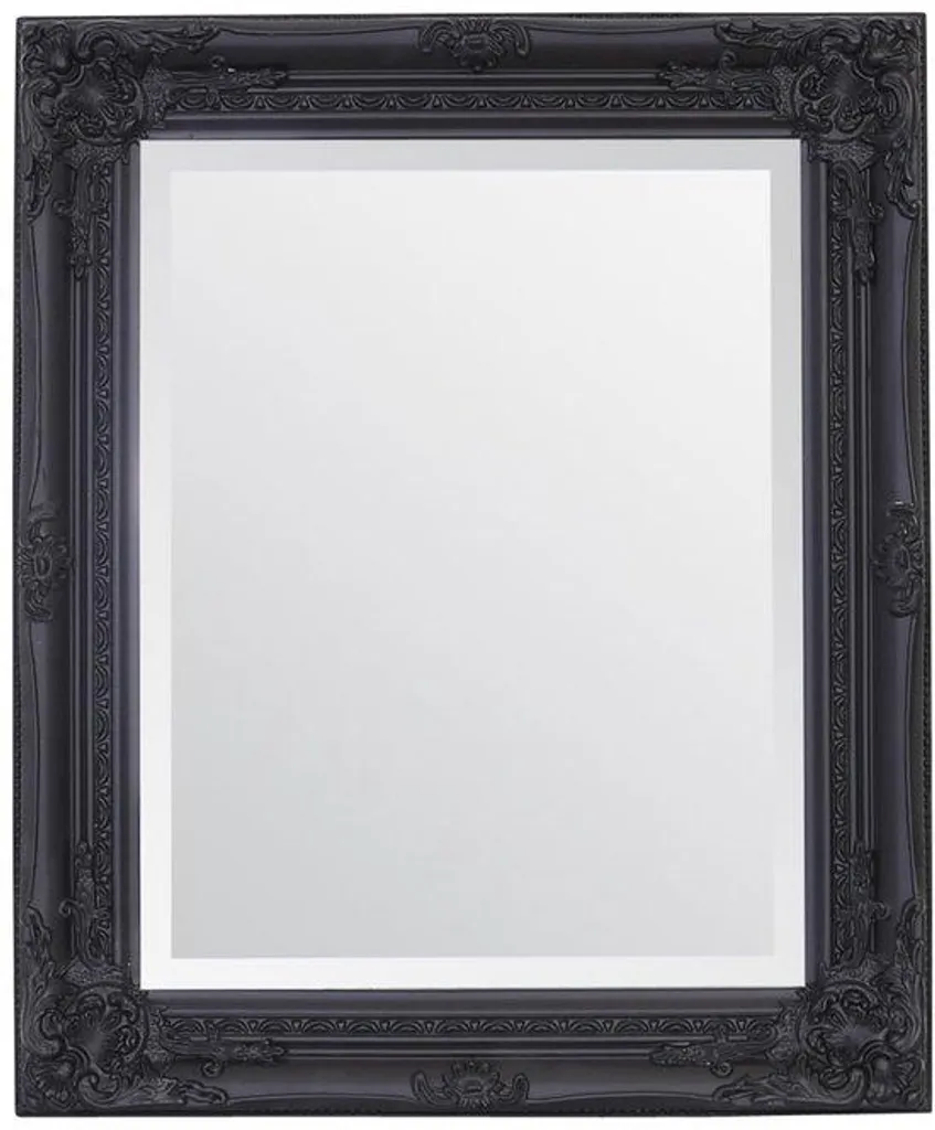 Grand miroir baroque noir 50x60 cm pour agrandir et décorer votre mur