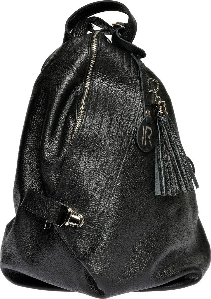 Isabella Rhea Sac à Dos AW25 IR 1685 NERO en Cuir Noir Design Élégant