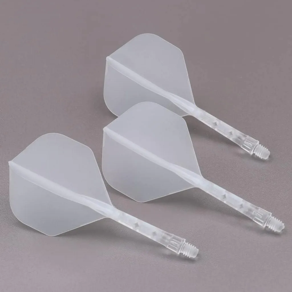 Jeu de 3 fléchettes Ice Flight M-70mm avec ailettes intégrées standard