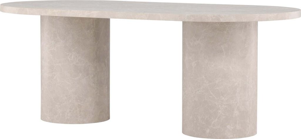 FURNLUX Jedálenský stôl Narvik Marble Grey 100cm / Obrázok produktu 
