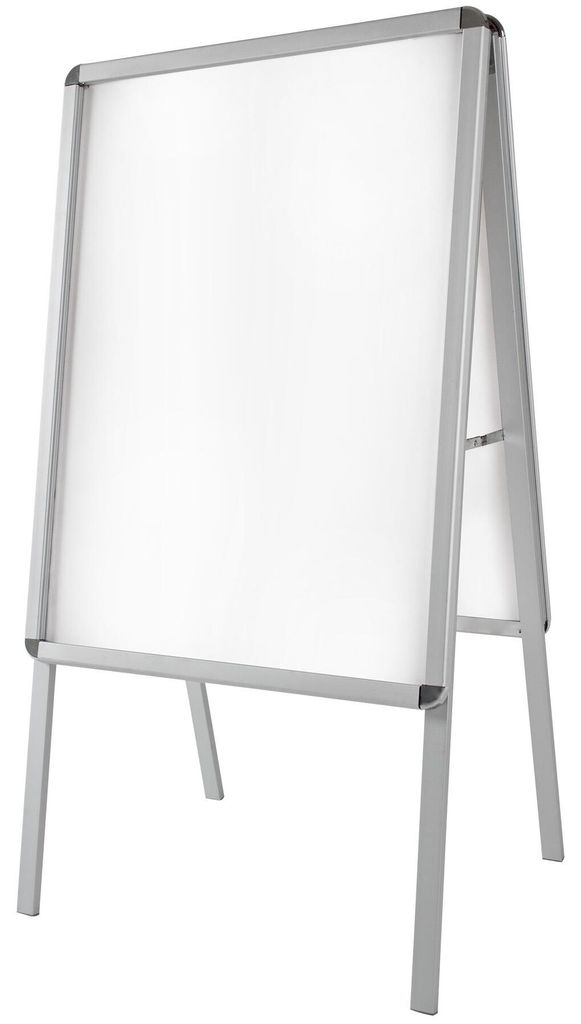 tectake® Aluminium Plakatständer DIN A1, doppelseitig, Produktbild 