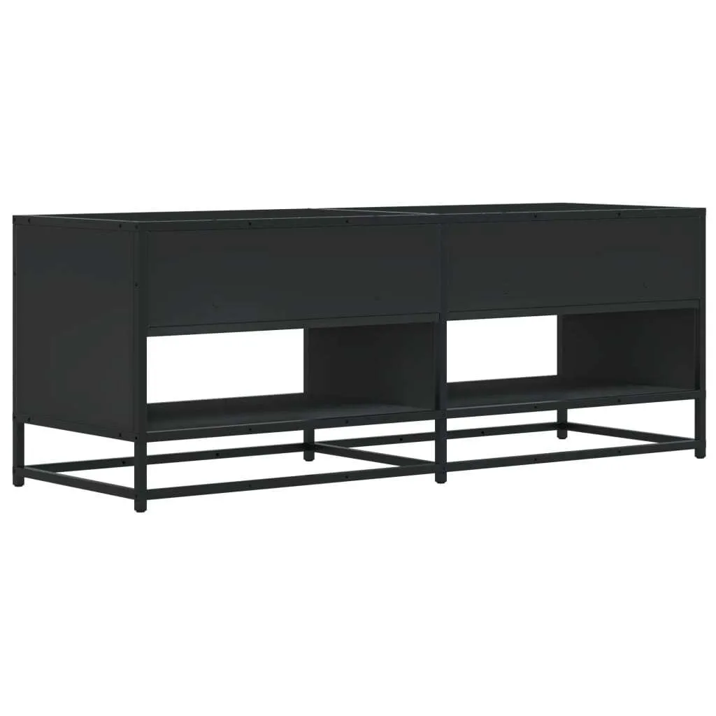 Mobile TV 120,5x40x46 cm Nero | Perfetto per Soundbar e Console