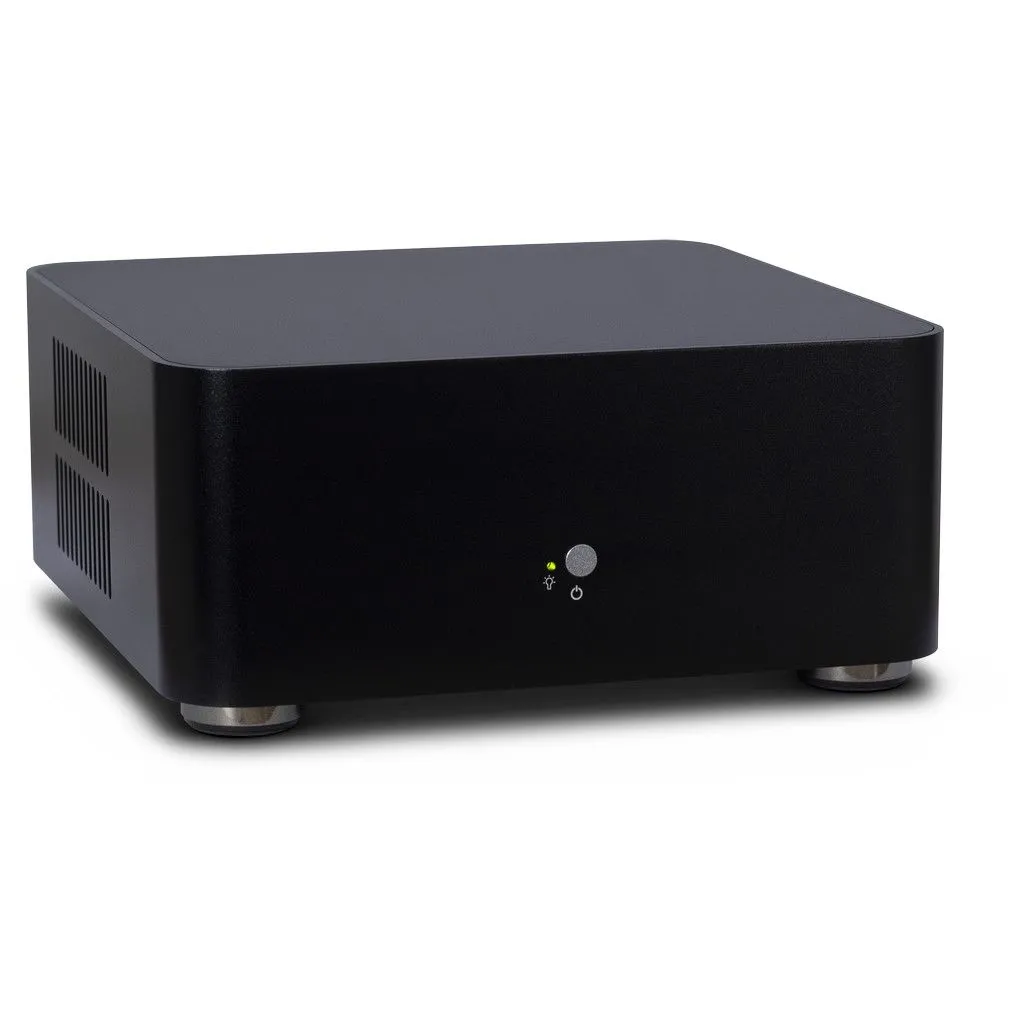 Boîtier HTPC Inter-Tech ITX A80 Noir 60W pour Station Multimédia Salon