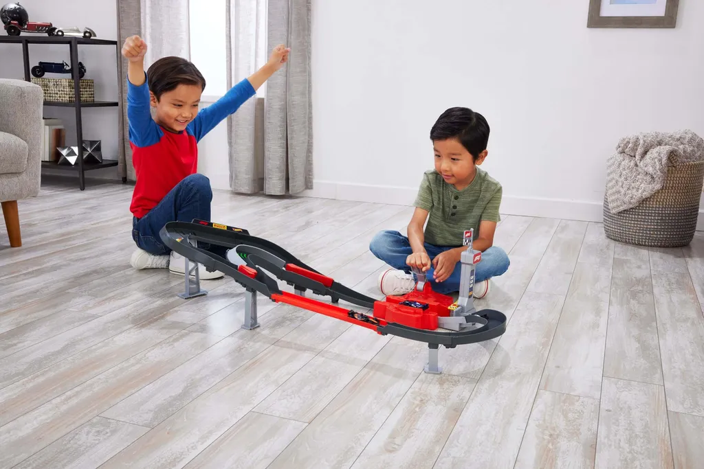 Jouet Petit Circuit Hot Wheels Racing Starter Trackset Facile à Assembler - 9