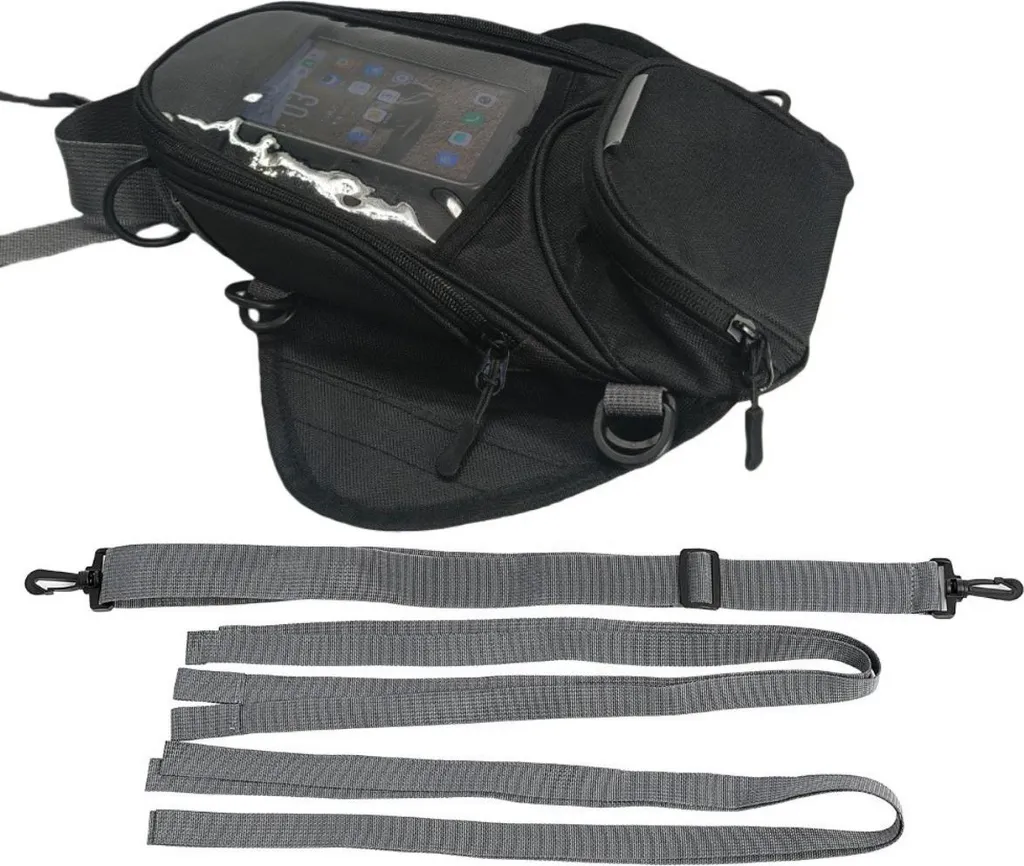 INF Sacoche de Réservoir Moto Étanche avec Fixation Magnétique Puissante
