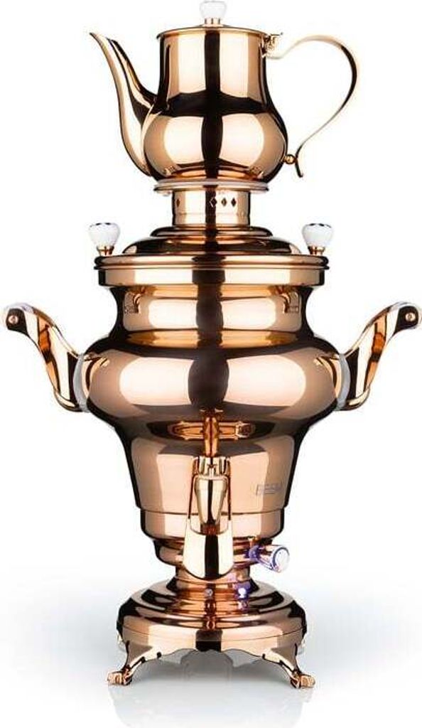 BEEM Samovar Rebecca avec distributeur - inox/rose Image du produit 