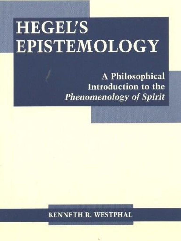 Hegels Epistemology – Lingua: Inglese