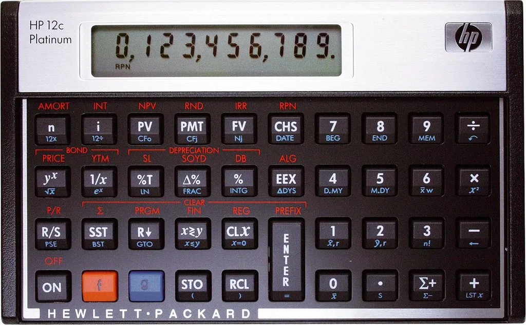 HP 12C Platinum Calcolatrice Finanziaria Professionale | Miglior Prezzo
