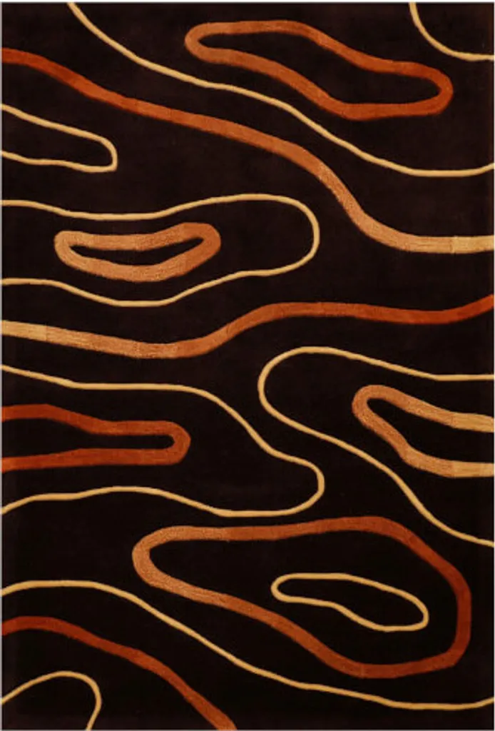 Tapis Phoenix 1011-02 Choco 120x180 cm - Texture Douce et Finition Premium