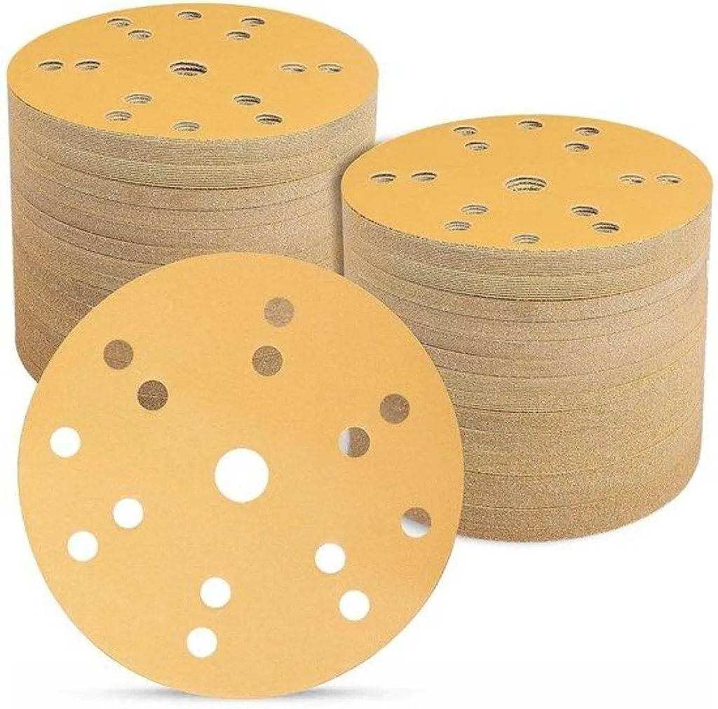Papier abrasif 150 mm grain 800 avec fixation velcro pour bois x50