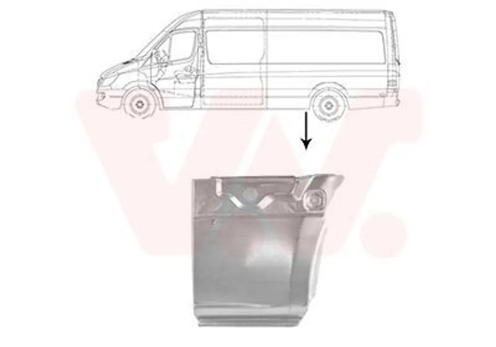 Rinnova il tuo Mercedes Sprinter 907 con Lamiera Laterale Van Wezel