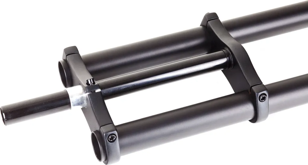 Fourche double pont noble 690 mm noir mat, robuste et polyvalente - 3