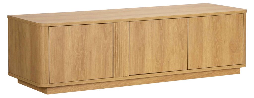 TV-Ständer in Holzoptik 150 cm helles Holz - Oviala Cesar