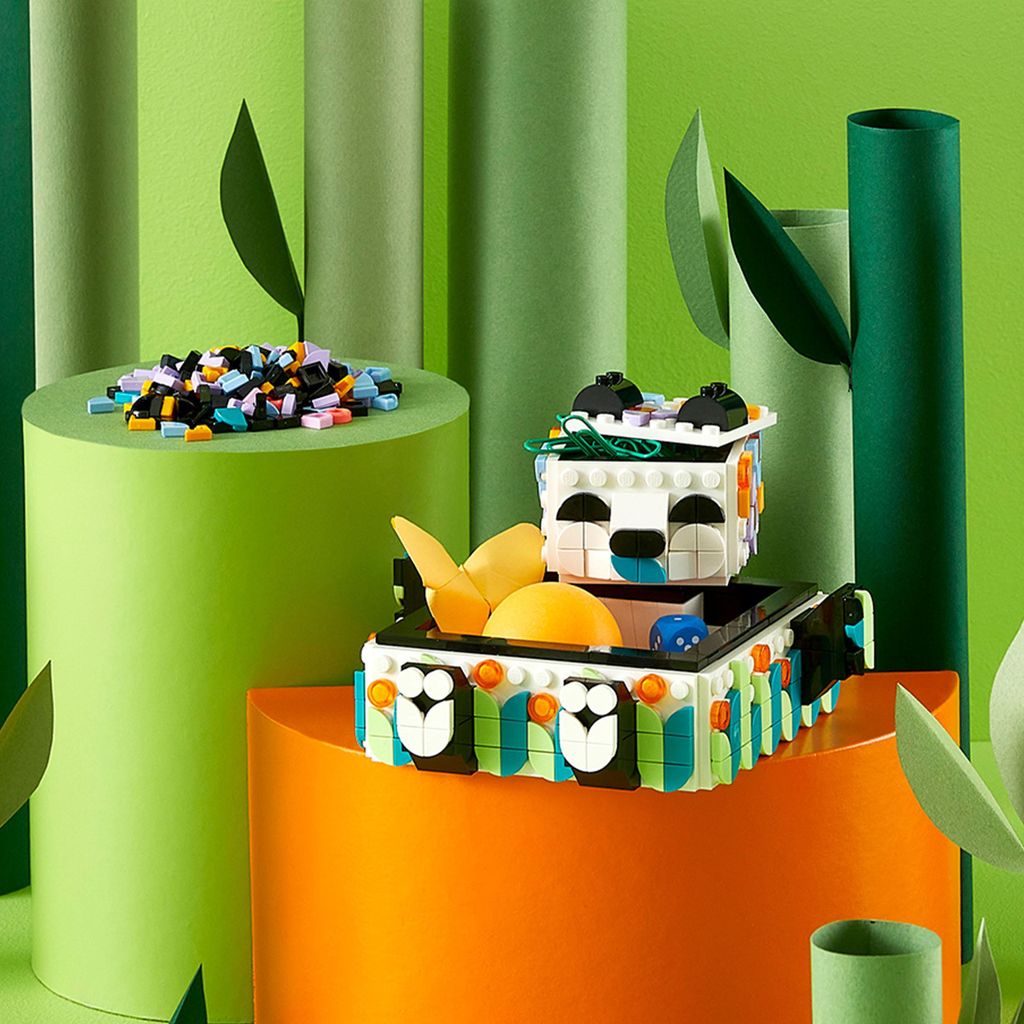 LEGO 41959 DOTS Panda Ablageschale, Bastelset für Produktbild 4