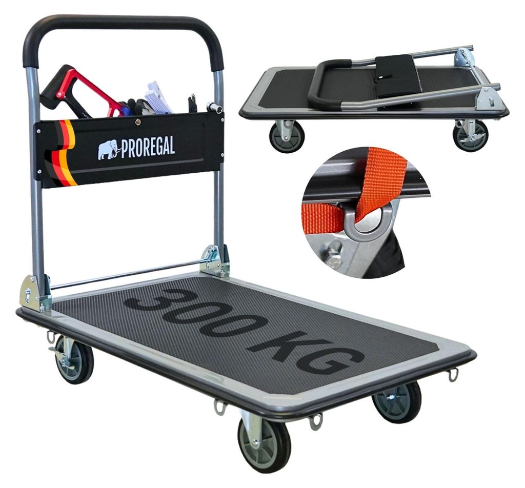 Klappbarer Profi-Transportwagen BIG RHINO 300 mit Produktbild 