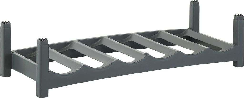 Rotho Casier à bouteilles Vario, anthracite, 60 x 22 x 14 Image du produit 