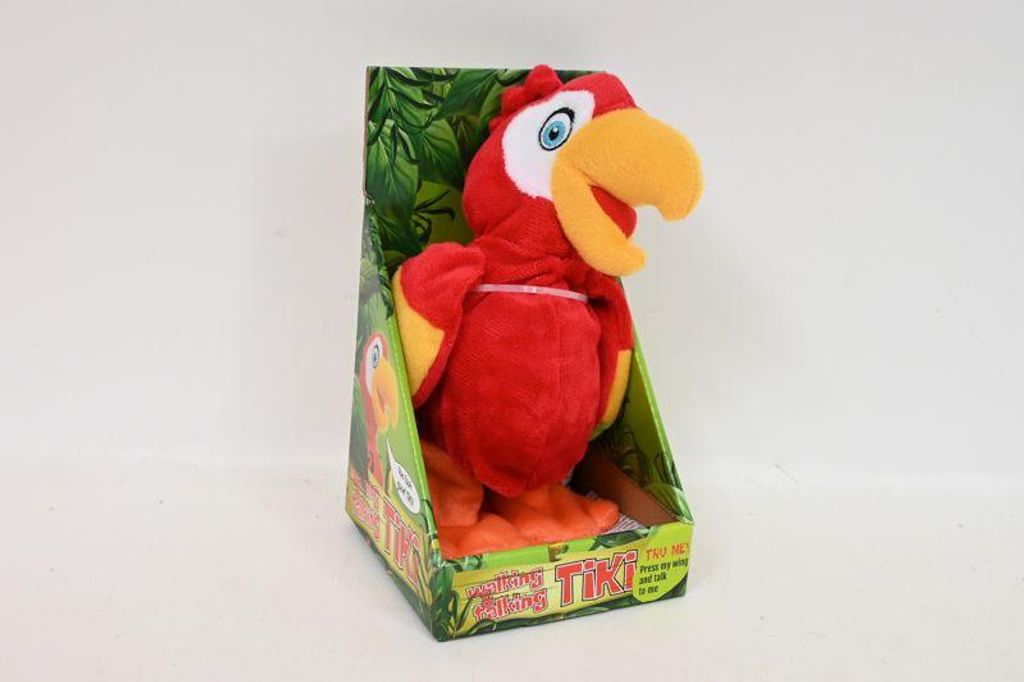 Papagei mit Stimme 20cm gehend 660218 49205 Produktbild 