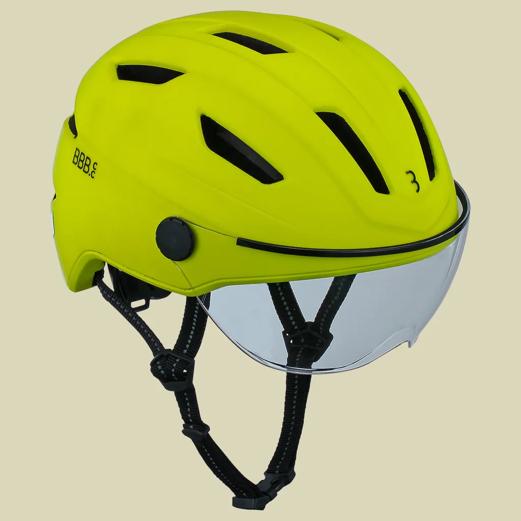 Casque de cyclisme avec visière BBB Move Face Shield jaune néon M - 2