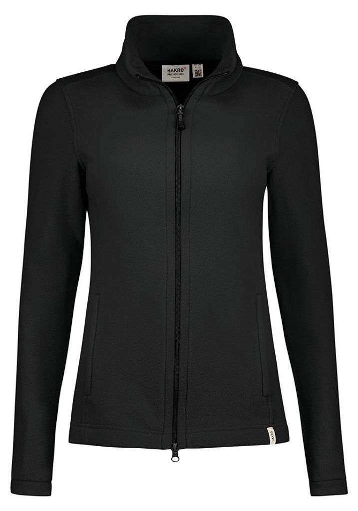HAKRO Damen-Fleecejacke ECO 246 schwarz