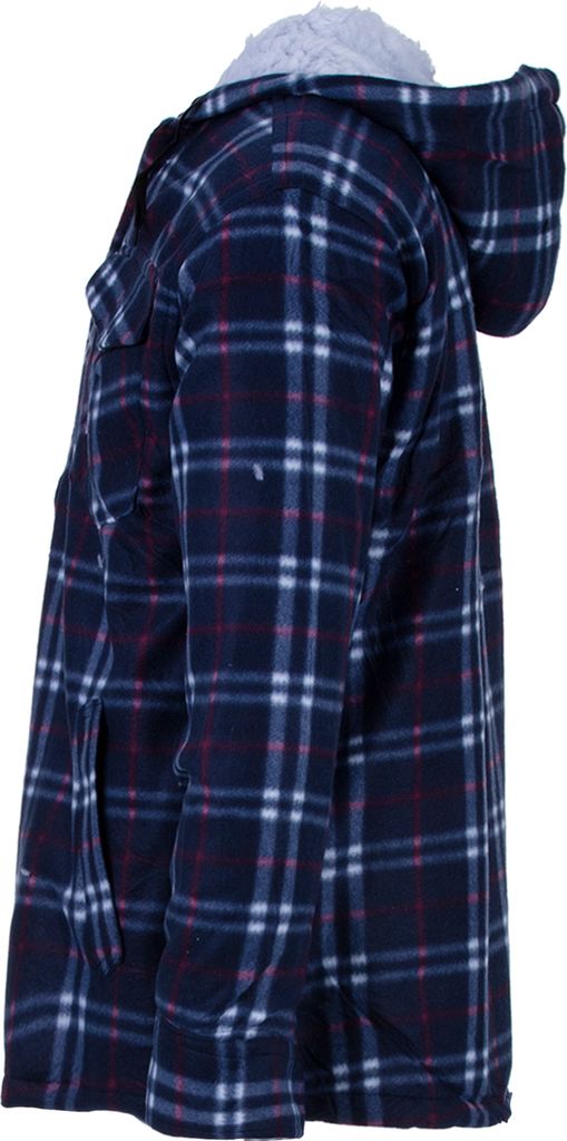 Thermojacke Hoodie Holzfällerjacke , Farbe:schwarz, Produktbild 