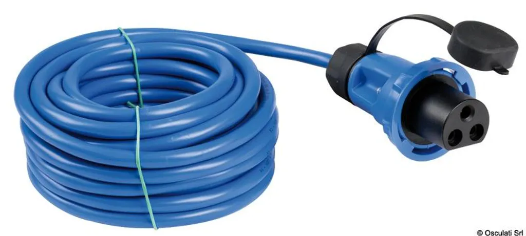Prise de quai bateau Cruiser Dock 16A Osculati et rallonge 10m