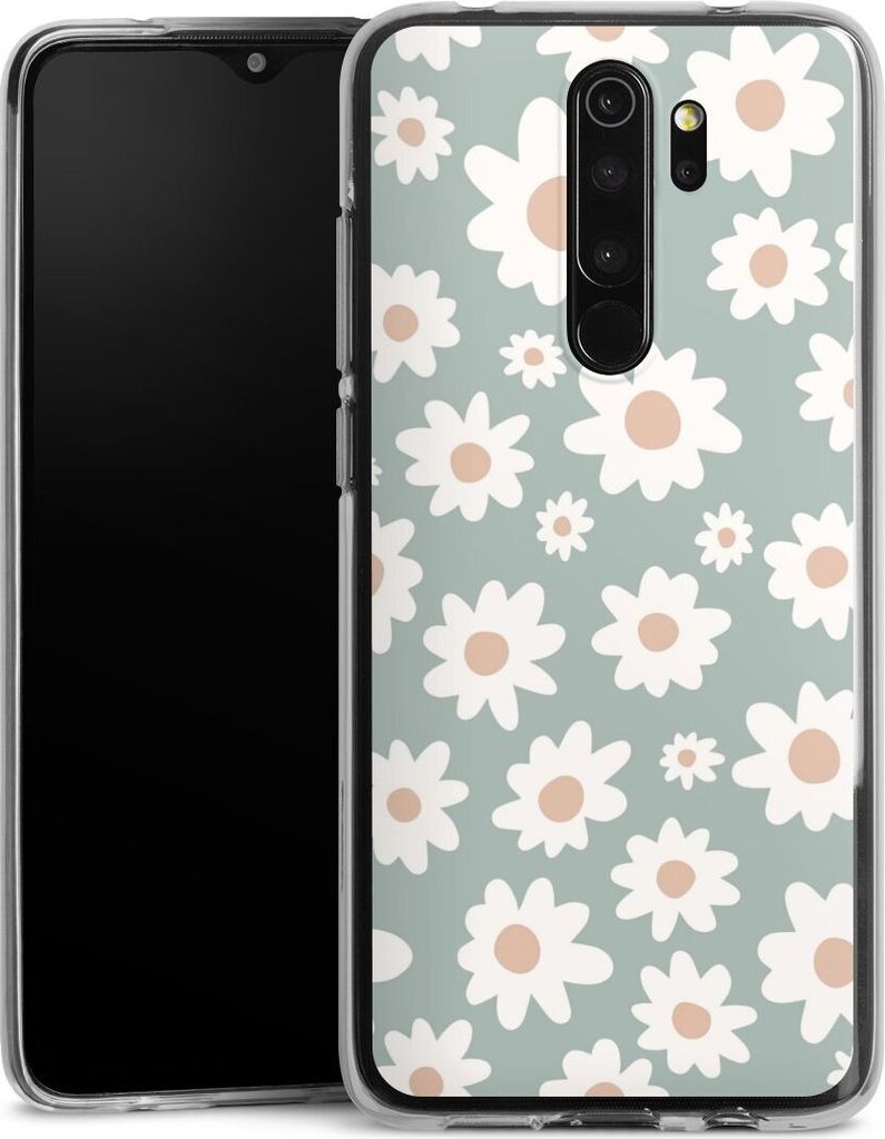 DeinDesign Handyhülle für Xiaomi Redmi Note 8 Pro Silikon Hülle Case Smartphone Schutzhülle Blumen Gänseblume Muster