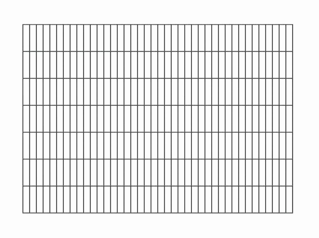 A close-up, full-frame view of a wire mesh fence panel.