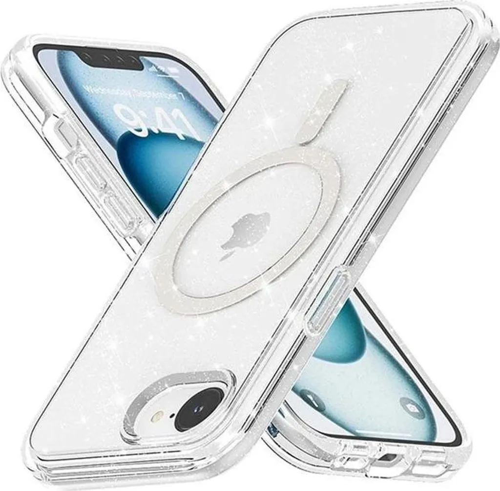 Cover iPhone 16e MagSafe Trasparente Bling: Accessorio Moda 2026