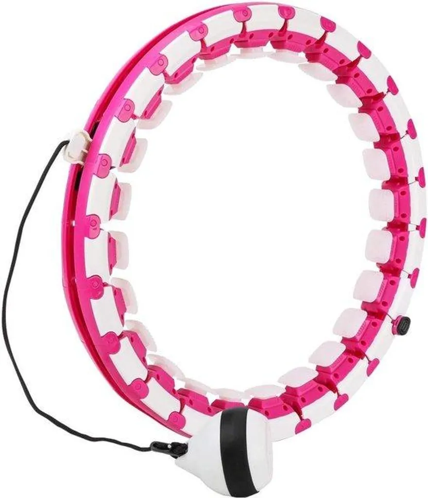 Cerceau de fitness intelligent blanc et rouge pour perdre du poids
