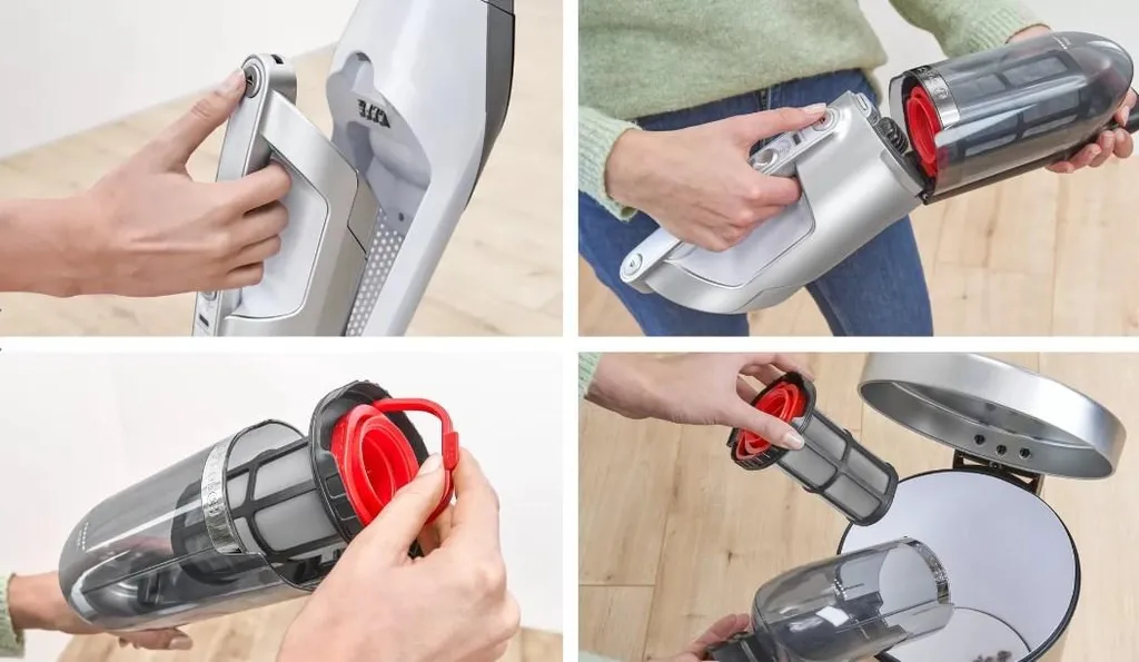 Aspirateur Balai Bosch Sans Sac Multifonction 2 en 1 Série 4 Blanc - 18