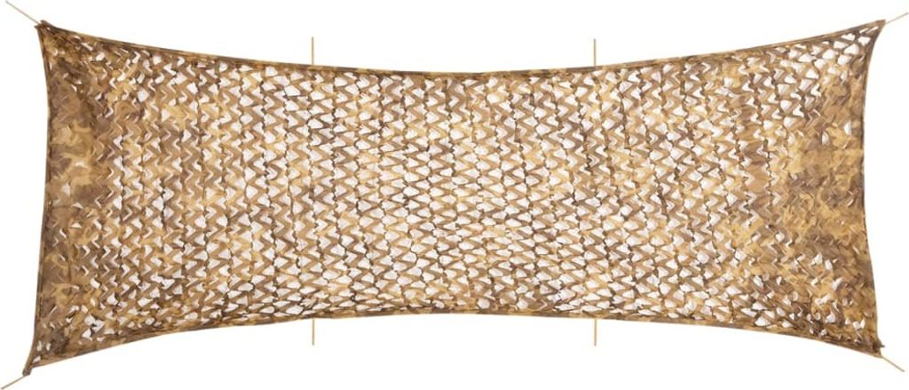 Tarnnetz mit Aufbewahrungstasche 623x203 cm Sandfarbe