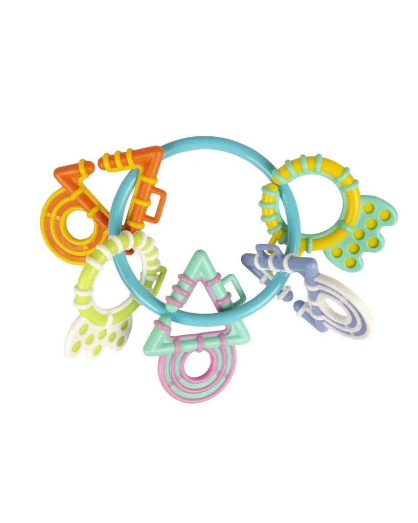 Playgro Mordre avec des formes pastel - Jouet de dentition bébé 6 mois